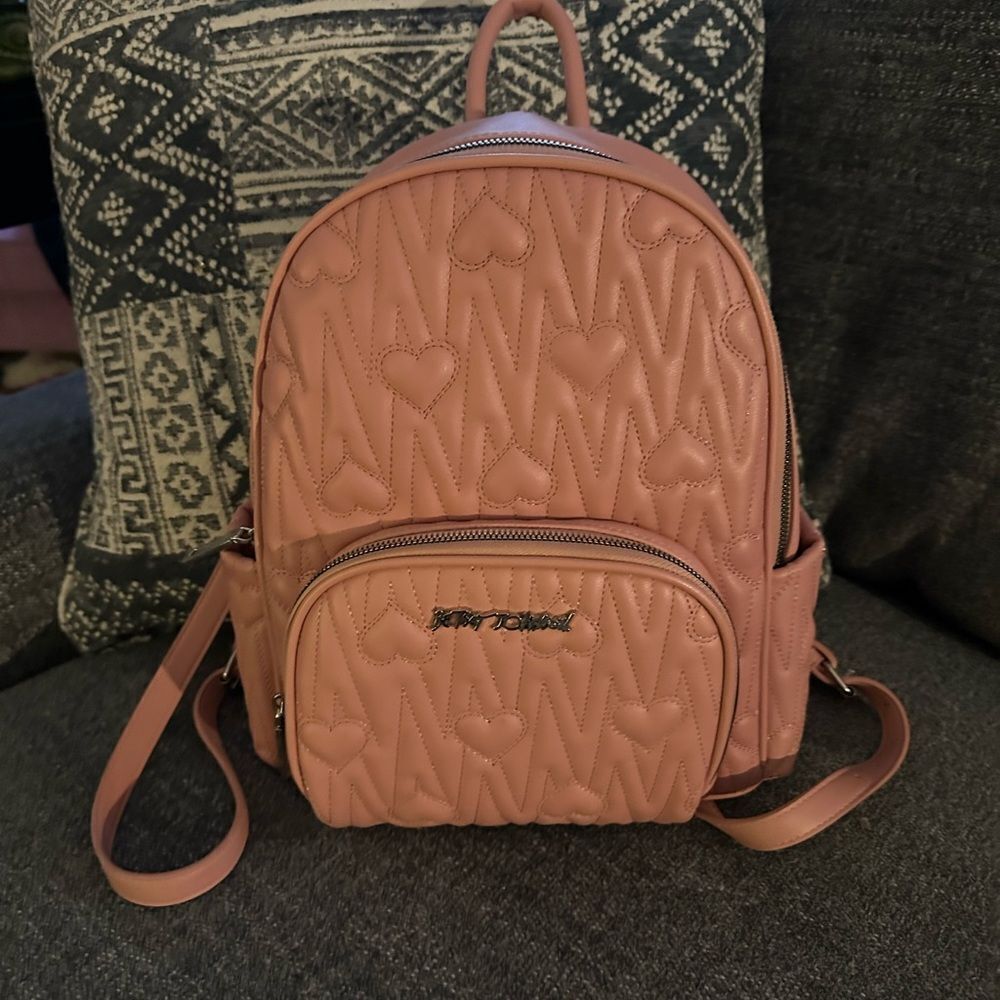 Betsey Johnson Quilted Backpack